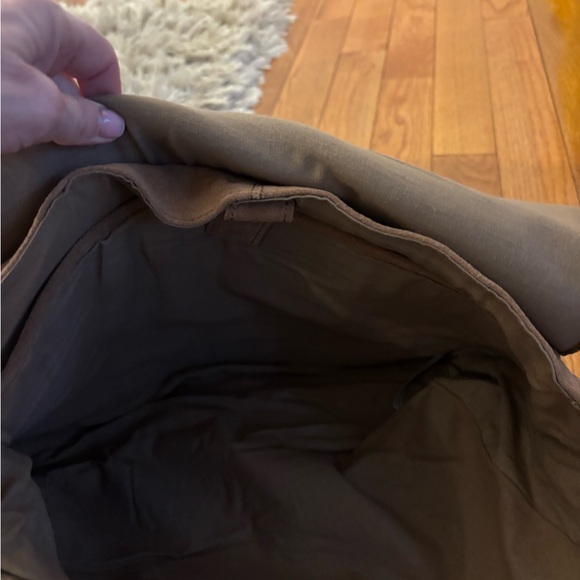 Free People Tan Suede Messenger Bag - Picture 3 of 5